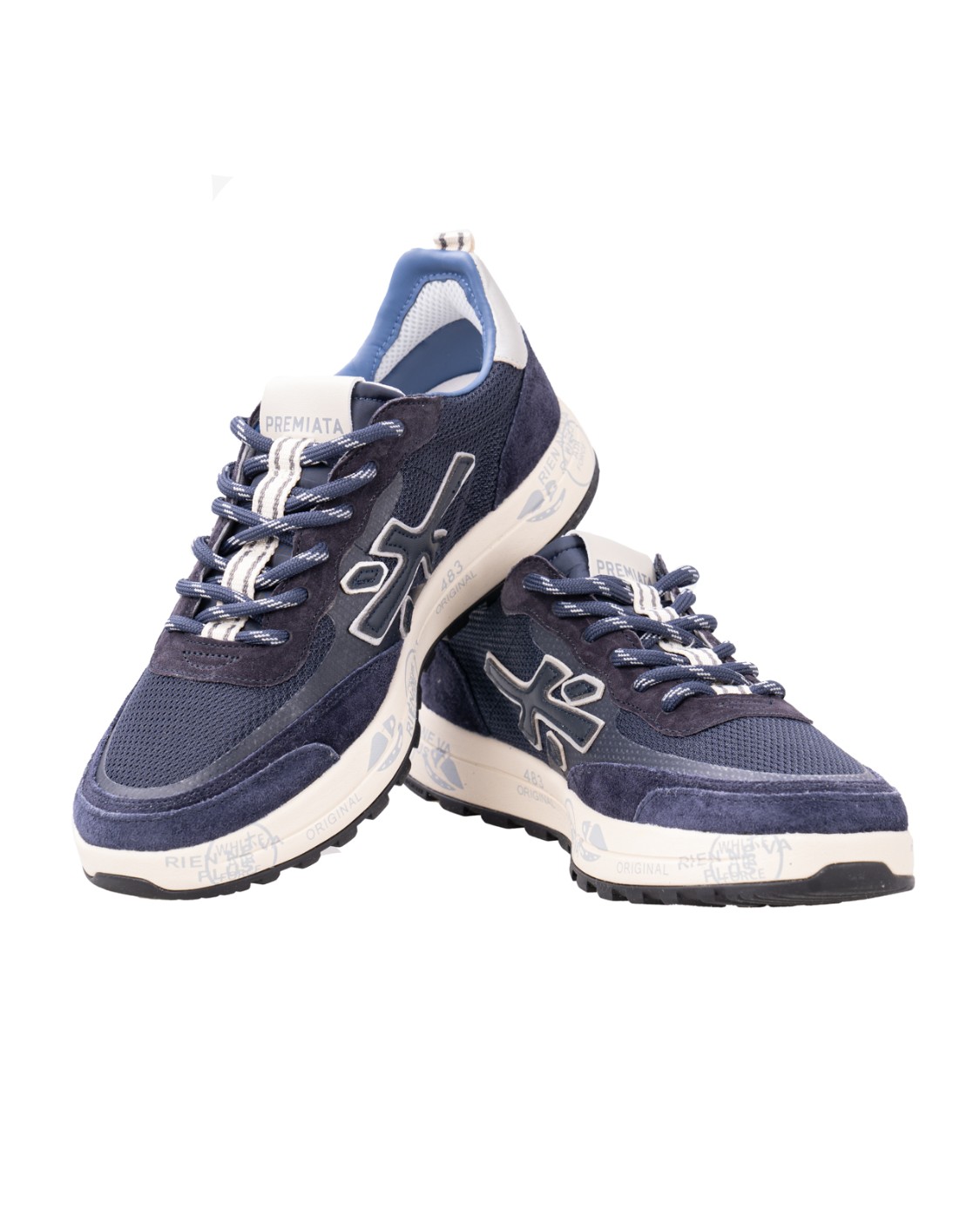 shop PREMIATA  Scarpa: Premiata Sneakers "Nous 6857".
Nuova cassetta-running definita in un modello ordinato, efficace, incredibilmente performante dallo stile essenziale e tenace.
Altezza suola 3,5 cm.
Composizione: SUOLA: 70% EVA 30% GOMMA TOMAIA: 15% TPU 45% NY 15% PA 20% PELLE DI VITELLO FODERA: 86% PELLE DI CAPRA 14% PU.
Made in Vietnam.. NOUS 6857-B number 5237330